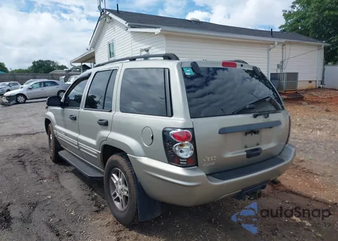 2004 Jeep Grand Cherokee Laredo из США, поврежденный, VIN 1J4GW48N84C234194